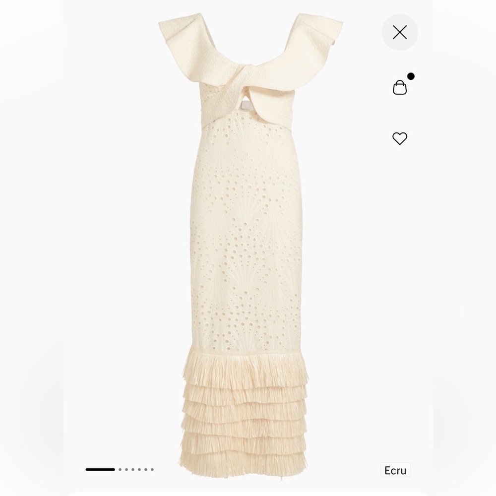 Johanna Ortiz Glory Day Eyelet Maxi Dress